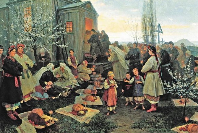 Пасхальный стол по-староукраински: ягненка фаршировали миндалем, а поросенка кашей